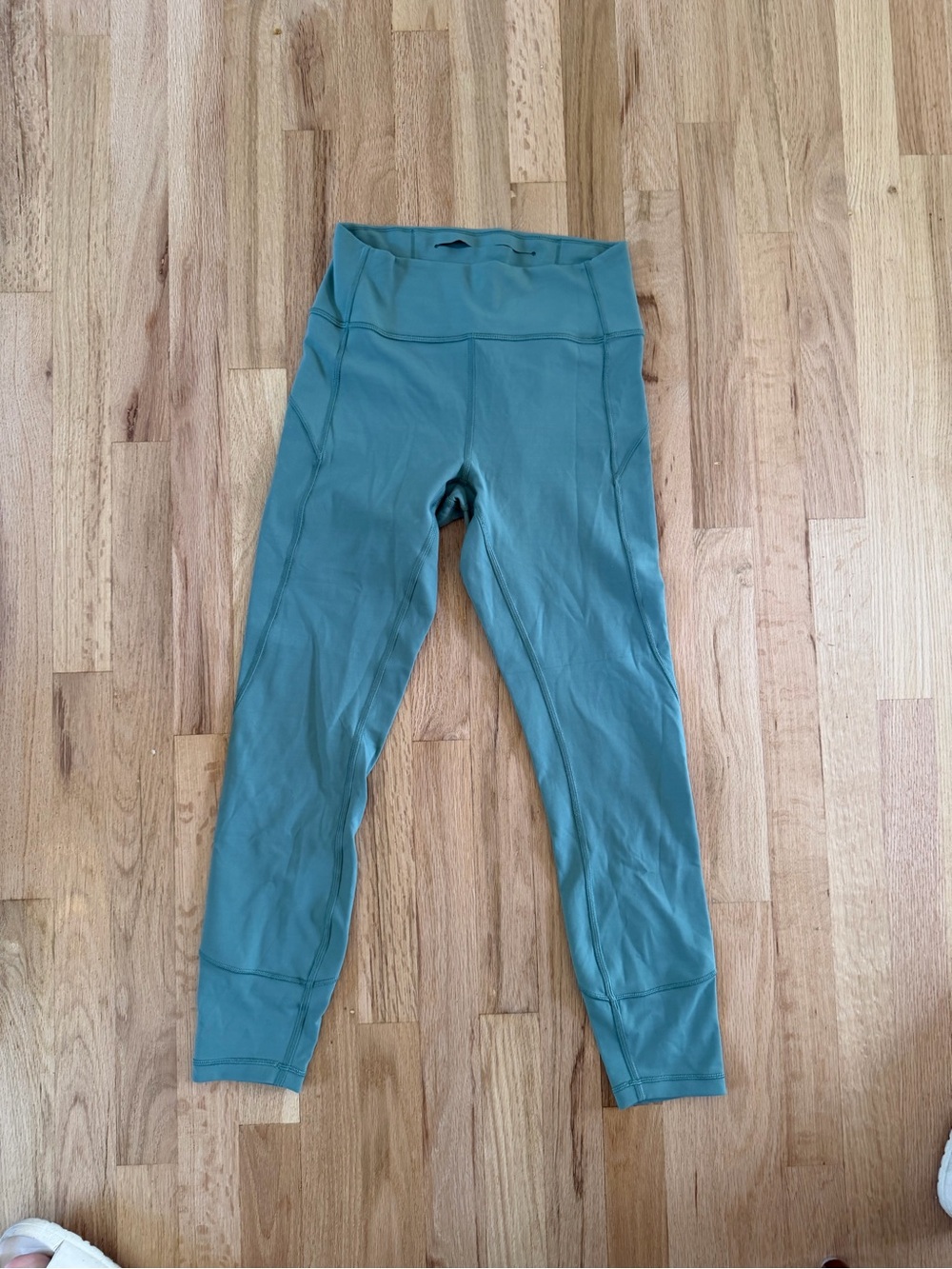 lululemon athletica teal-green leggings